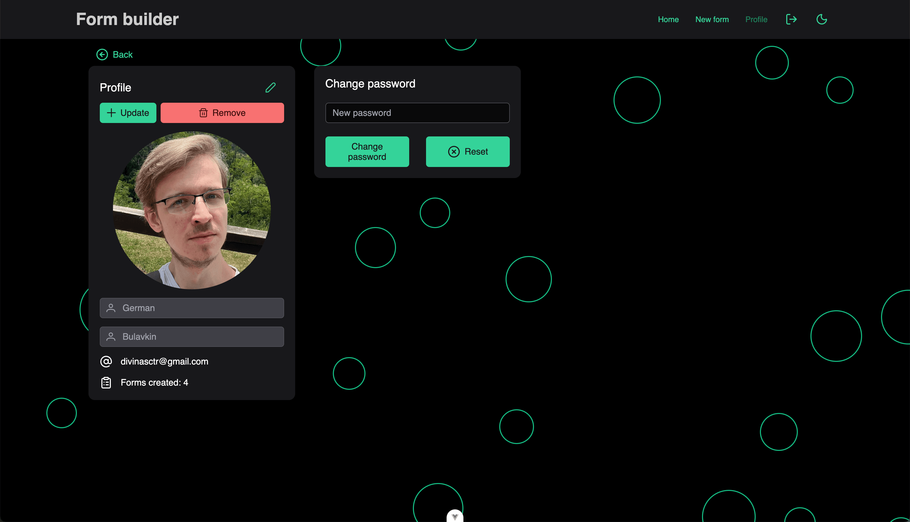 Dark mode
